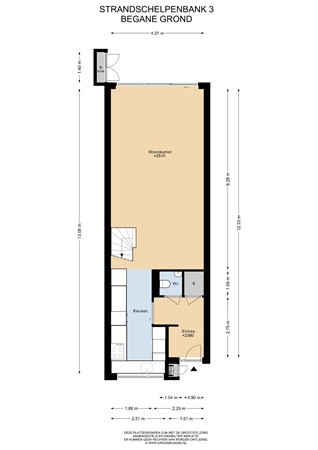 Floorplan - Strandschelpenbank 3, 2317 MH Leiden